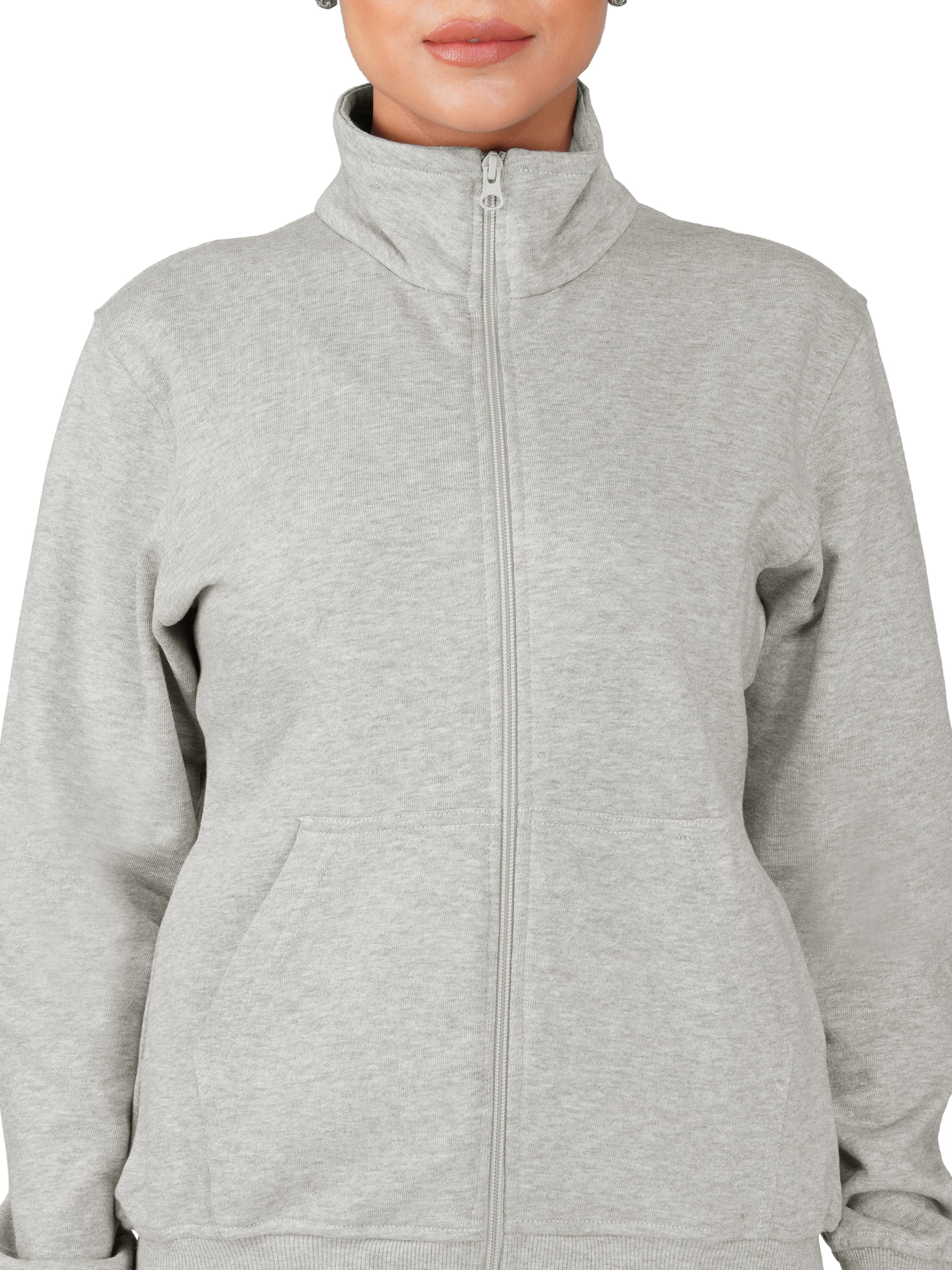 Dichs Performance Zip Sweat – Light Grey